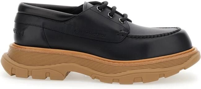 Alexander McQueen Derby Schoenen Met Gegraveerd Logo En Platform