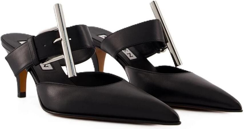 Alexander mcqueen Hoge hakken Francisco Pumps Leather Black in zwart