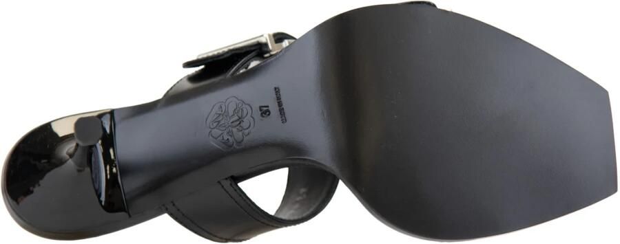 Alexander McQueen Gesp Leren Sandalen