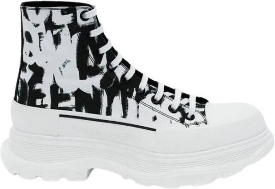 Alexander McQueen Graffiti Tread Slick Boot
