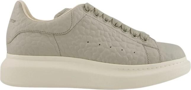 Alexander McQueen Grain Leather Low-Top Sneakers - Foto 2