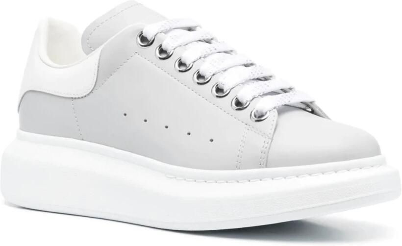 Alexander McQueen Grijze Logo Sneakers Oversized Stijl - Foto 2