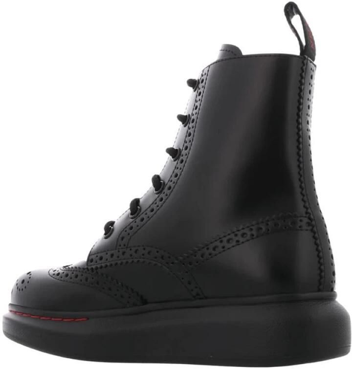 Alexander McQueen Hybride Vloeibare Zwarte Laars