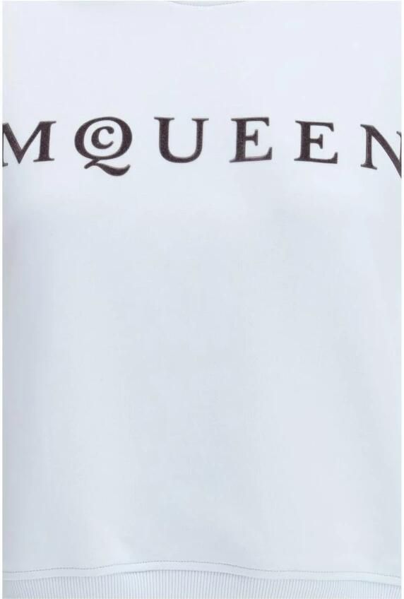 Alexander McQueen Katoenen sweatshirt met geribbelde boorden - Foto 2
