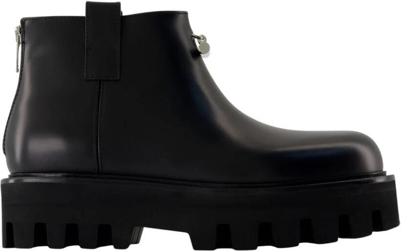 Alexander McQueen Laarsjes met rits en profielzool
