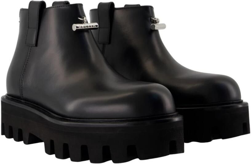 Alexander McQueen Laarsjes met rits en profielzool - Foto 2