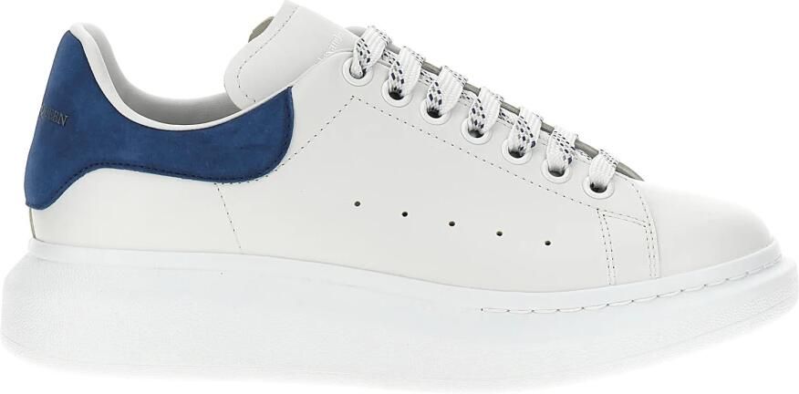 Alexander McQueen Witte Leren Oversized Sneakers
