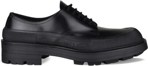 Alexander McQueen Leren Derby Schoenen met Veters