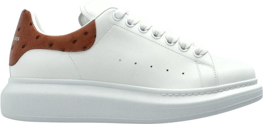 Alexander McQueen Leren Sneakers Met Logo