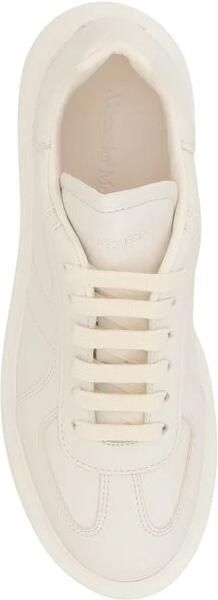Alexander mcqueen Low-Top Sneakers Oversized Sneakers Leather White in grijs - Foto 3