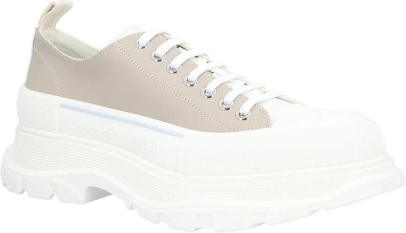 Alexander McQueen Luxe Tread Sneaker in Beige Grijs