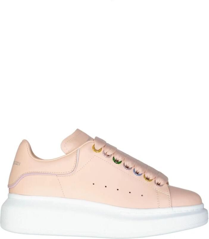 Alexander mcqueen Hoogwaardige leren sneakers Roze Dames