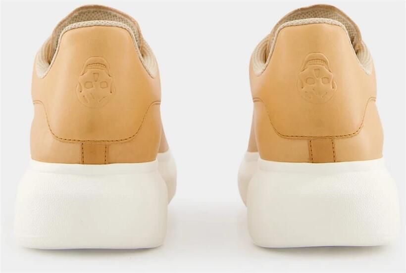 Alexander McQueen Natuurlijk Leren Oversized Sneaker