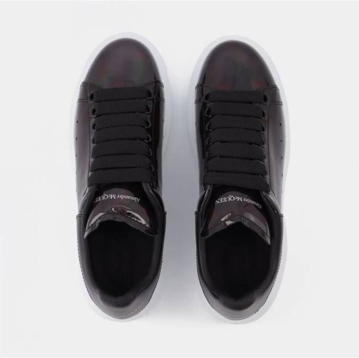 Alexander mcqueen Oversize Leren Sneakers voor Sport Zwart Dames