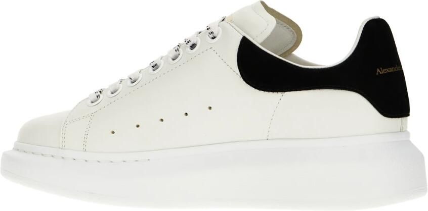 Alexander mcqueen Witte lage sneakers met zwart suède White Dames - Foto 2