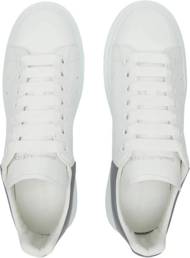 Alexander McQueen Oversized Sneaker Wit Gun Grijs