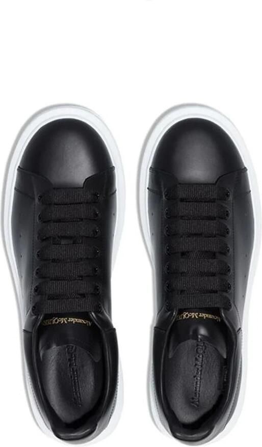 Alexander mcqueen Luxe Leren Sneakers met Geperforeerd Detail Black Heren - Foto 2