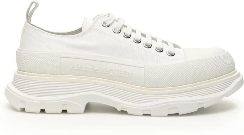 Alexander McQueen Oversized Sole Canvas Sneakers