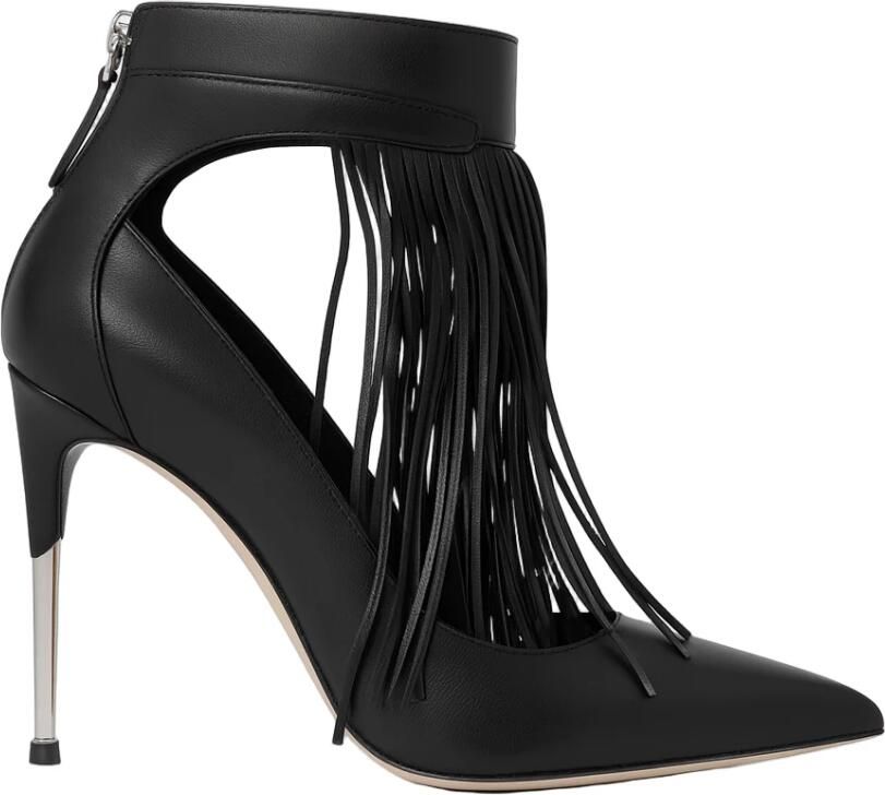 Alexander McQueen Pin Heel Fringe Pumps