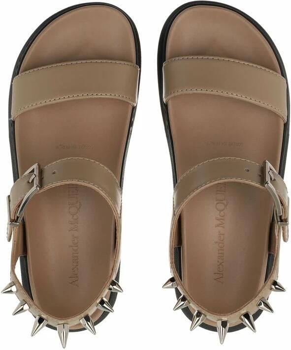 Alexander mcqueen Platte Sandalen Beige Dames
