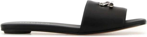 Alexander McQueen Platte Slippers met Gespdetail