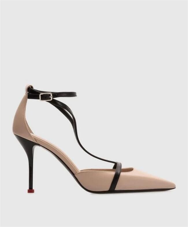 Alexander McQueen Pumps met T-band en spitse neus - Foto 2