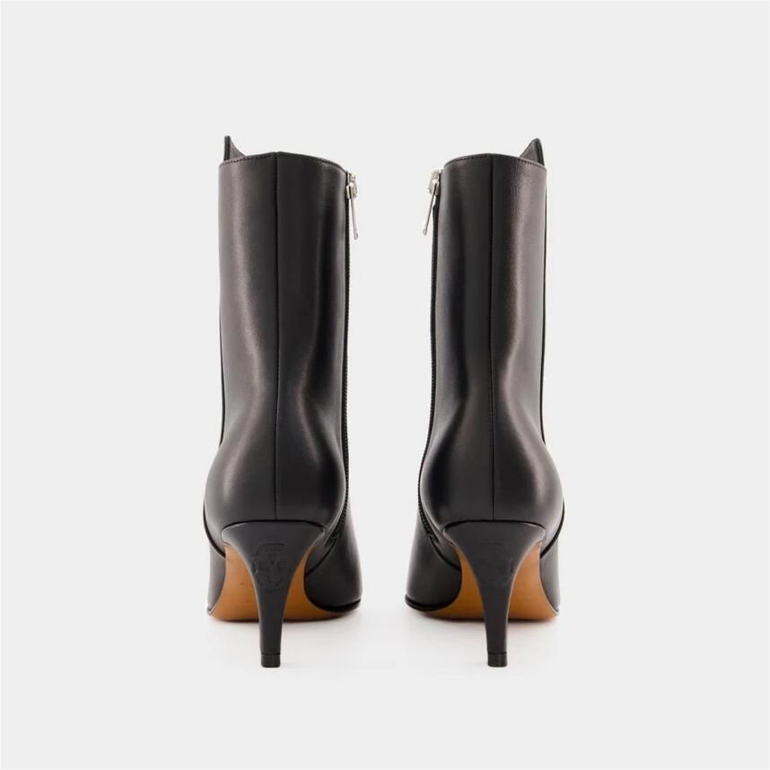 Alexander McQueen Puntige Stiletto Enkellaarsjes - Foto 2