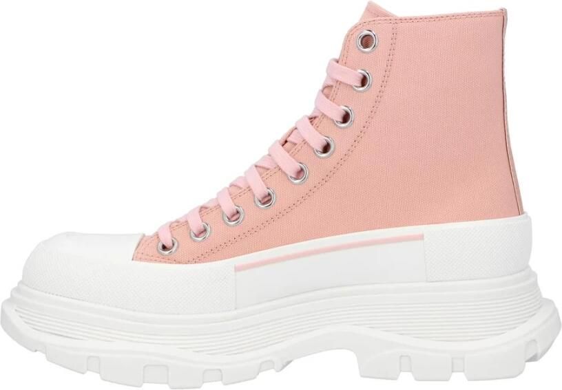 Alexander McQueen Roze HighTop Sneaker Laarzen - Foto 2