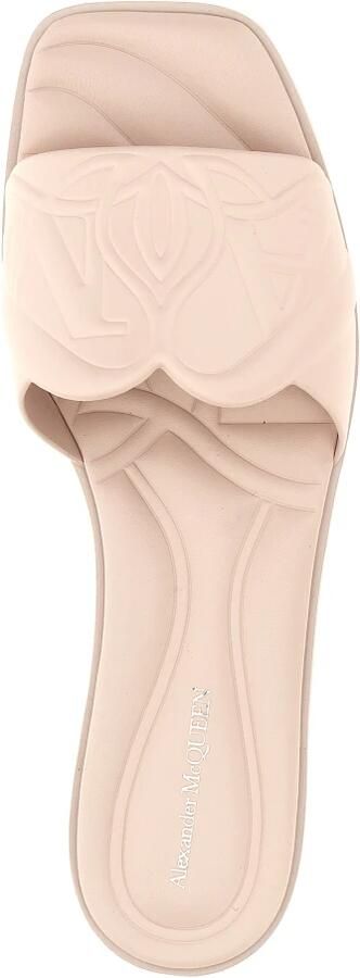 Alexander McQueen Seal Flat Slide Sandaal - Foto 2