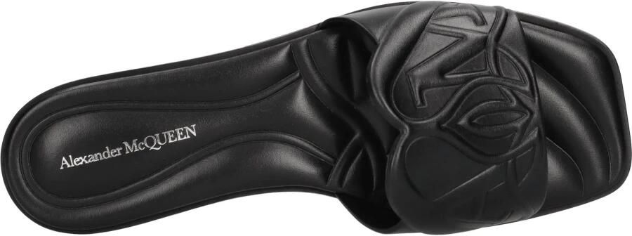 Alexander McQueen Seal Leather Flat Sandals - Foto 2