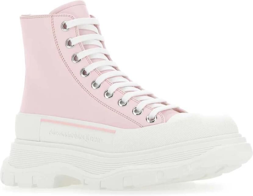 Alexander mcqueen Stijlvolle vetersneakers Roze Dames