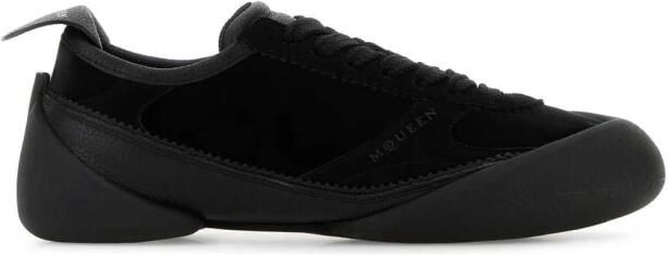 Alexander McQueen Suede and Leather Runner Sneakers