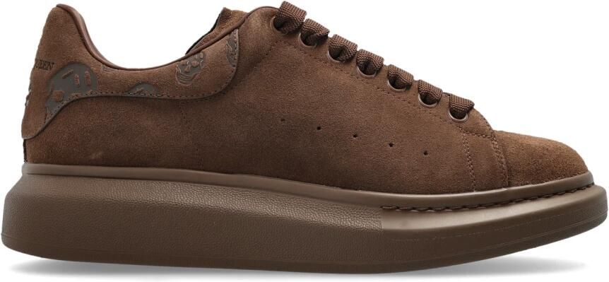 Alexander McQueen Suède Sneakers met Logo