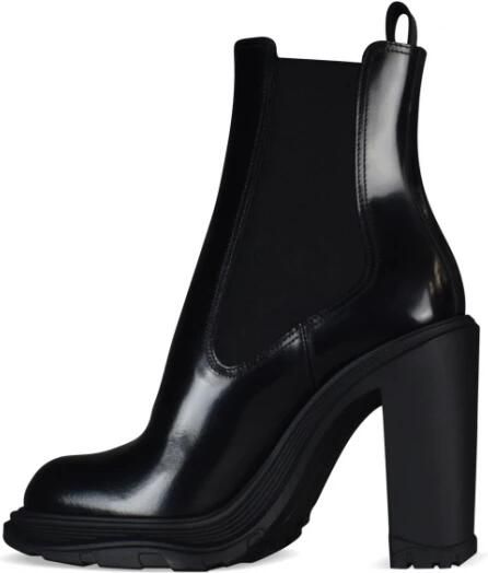 Alexander McQueen Tread Chelsea Laars met Hak - Foto 2