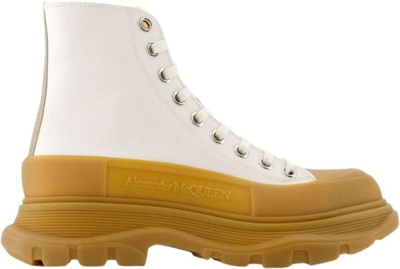 Alexander McQueen Tread Slick Canvas Veterlaarzen