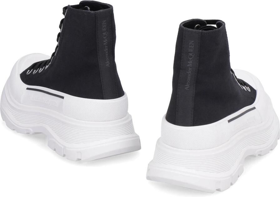 Alexander McQueen Tread Slick Lace-Up Enkellaarsjes