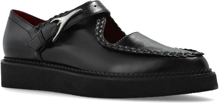 Alexander McQueen Wishbone Creeper Leren Schoenen - Foto 5