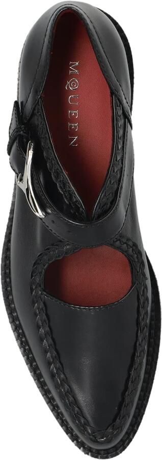 Alexander McQueen Wishbone Creeper Leren Schoenen - Foto 6