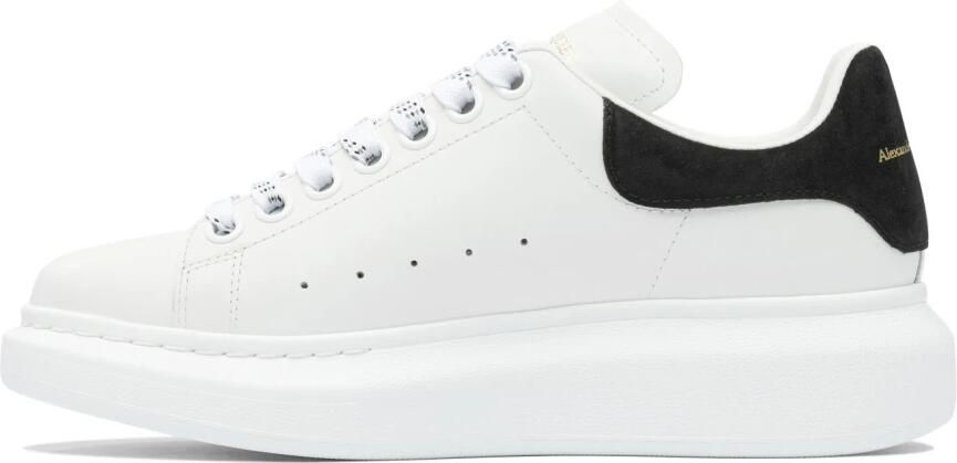 Alexander McQueen Witte Leren Sneakers Stijlvol Ontwerp