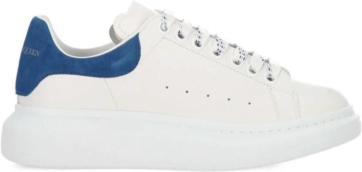 Alexander McQueen Witte Zijde Nylon Sneakers