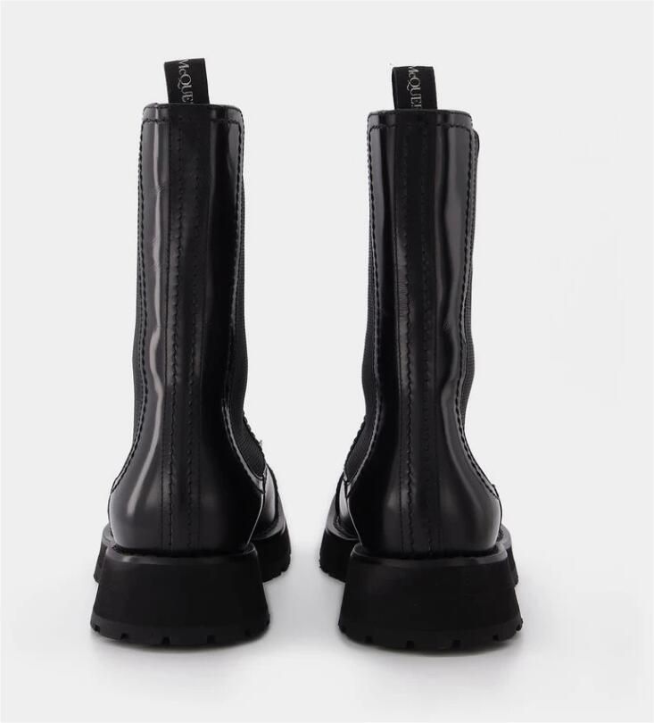Alexander mcqueen Alexander McQu Low Boots Maat: 44 kleur: blac Zwart Heren