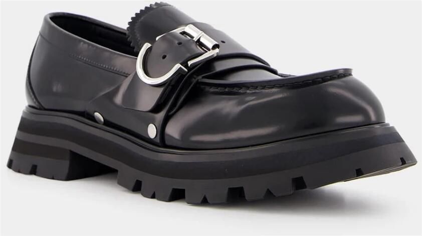 Alexander McQueen Zwarte Wander Loafers