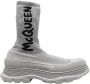 Alexander mcqueen Grijze Sock Boots Strak Design Echte Grijze Kleur Grijs Heren - Thumbnail 1