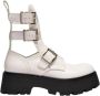 Alexander mcqueen Boots & laarzen Leather Ankle Boots in wit - Thumbnail 1