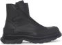 Alexander mcqueen Slick Enkellaarzen met Paneelontwerp Black Heren - Thumbnail 1
