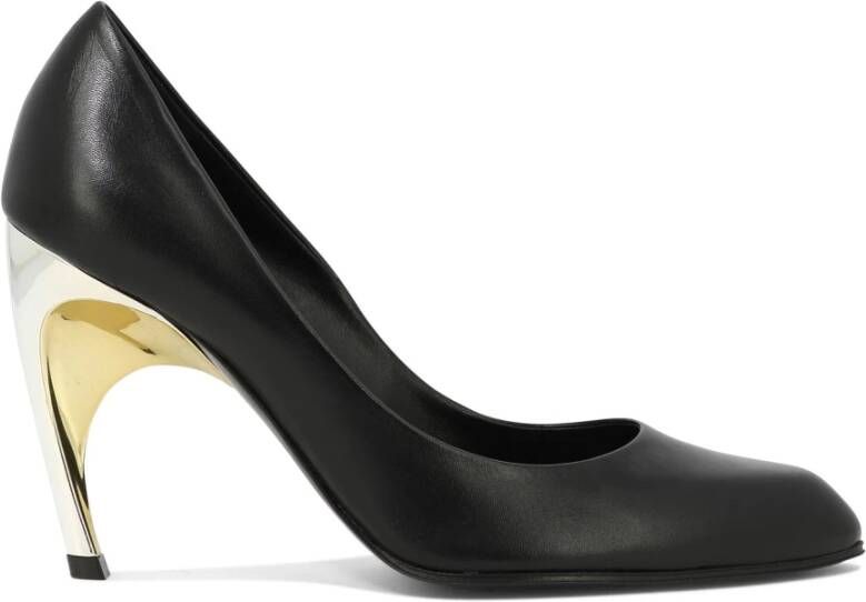 alexander mcqueen Armadillo Leren Pumps Black Dames