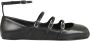 Alexander mcqueen Cage Ballerinas Leather Black in zwart - Thumbnail 6