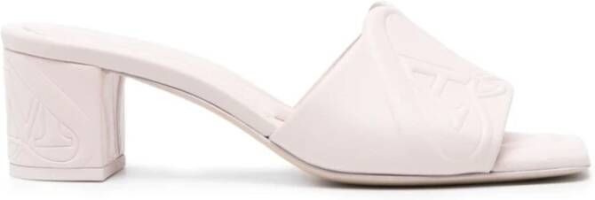 Alexander McQueen Beige Sandalen met Zegelversiering