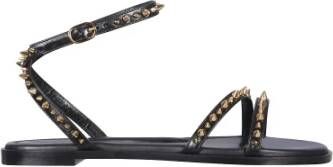 Alexander mcqueen Bezaaide sandalen Zwart Dames