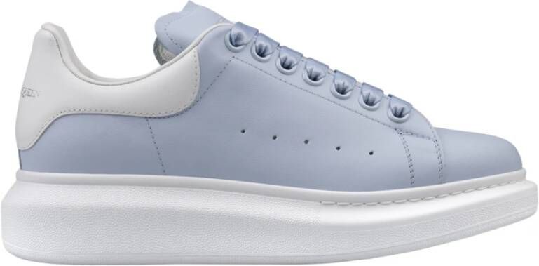 Alexander McQueen Blauwe Leren Sneakers voor Vrouwen